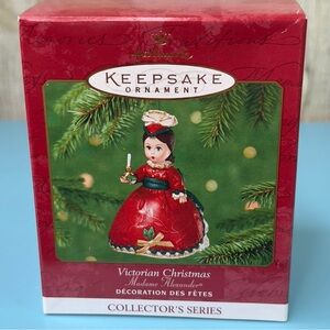 Hallmark Keepsake Ornament Madame Alexander Victorian Christmas Handcrafted 2001